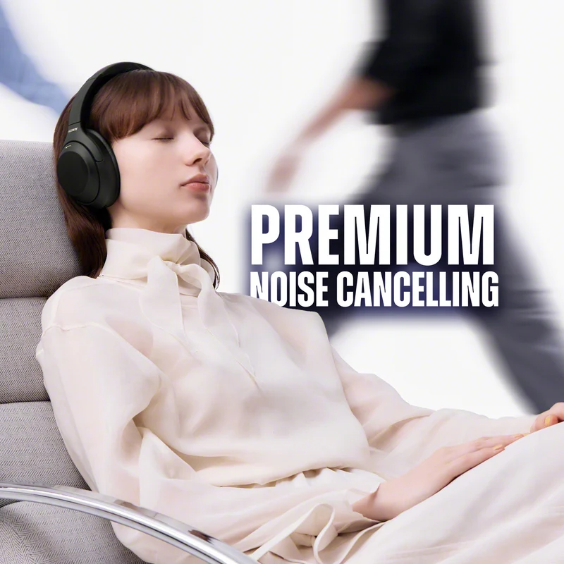 Sony WH-1000XM4C Noise Cancelling Wireless Headphones - Black