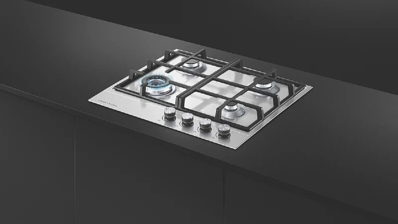 Fisher & Paykel 60cm Series 7 4 Burner Gas Cooktop, Natural Gas