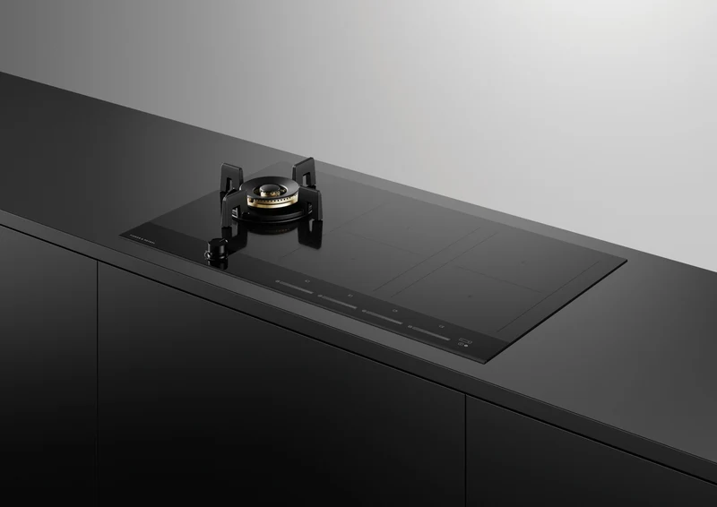 Fisher & Paykel 90cm Series 9 1 Burner + 4 Zone Hybrid Cooktop, 2 SmartZones, LPG