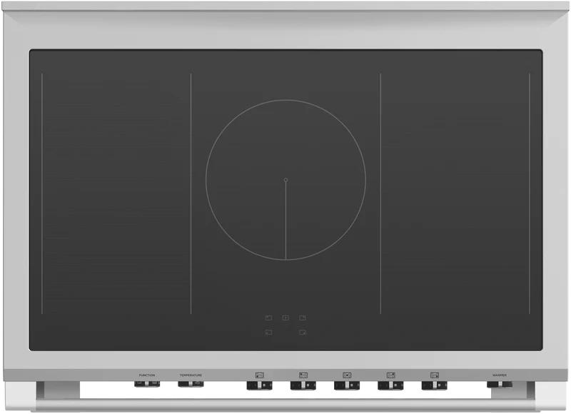 Fisher & Paykel 90cm Series 9 Classic 5 Zone Induction Pyrolytic Cooker, 2 SmartZones