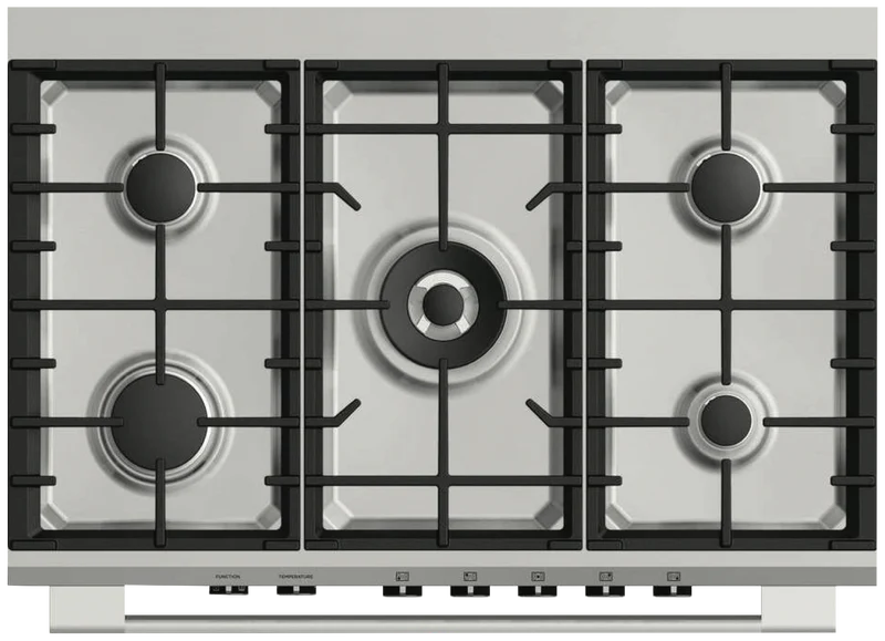 Fisher & Paykel 90cm Series 5 Classic 5 Burner Dual Fuel Cooker