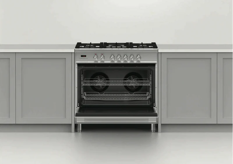 Fisher & Paykel 90cm Series 5 Classic 5 Burner Dual Fuel Cooker