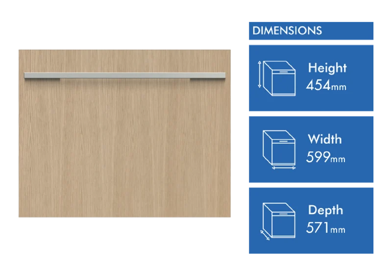 Fisher & Paykel Series 9 Integrated Tall Single DishDrawer Dishwasher