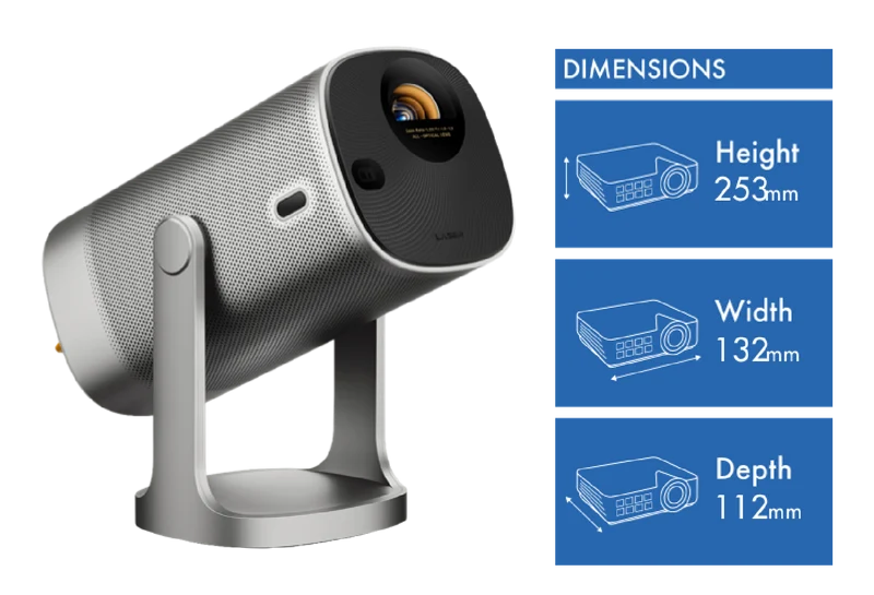 Hisense P1 Full HD Portable RGB Triple Laser Projector