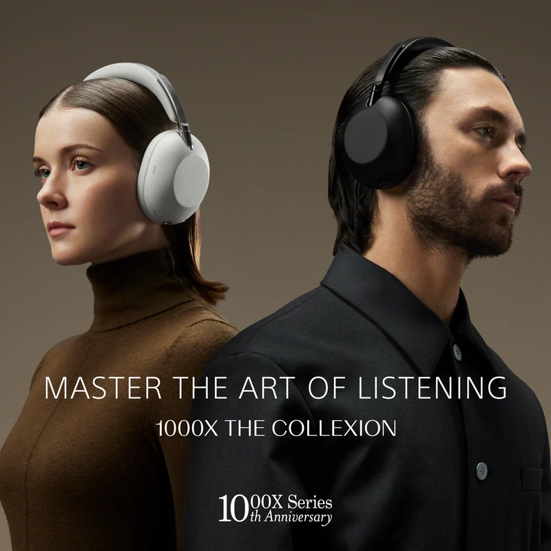 Sony 1000X THE COLLEXION Nose Cancelling Headphones - Platinum