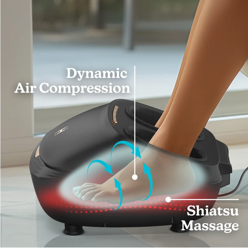 Homedics ModMassage Shiatsu Air Foot Massager with Heat