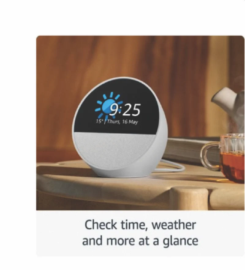 Amazon Echo Spot (Glacier White)