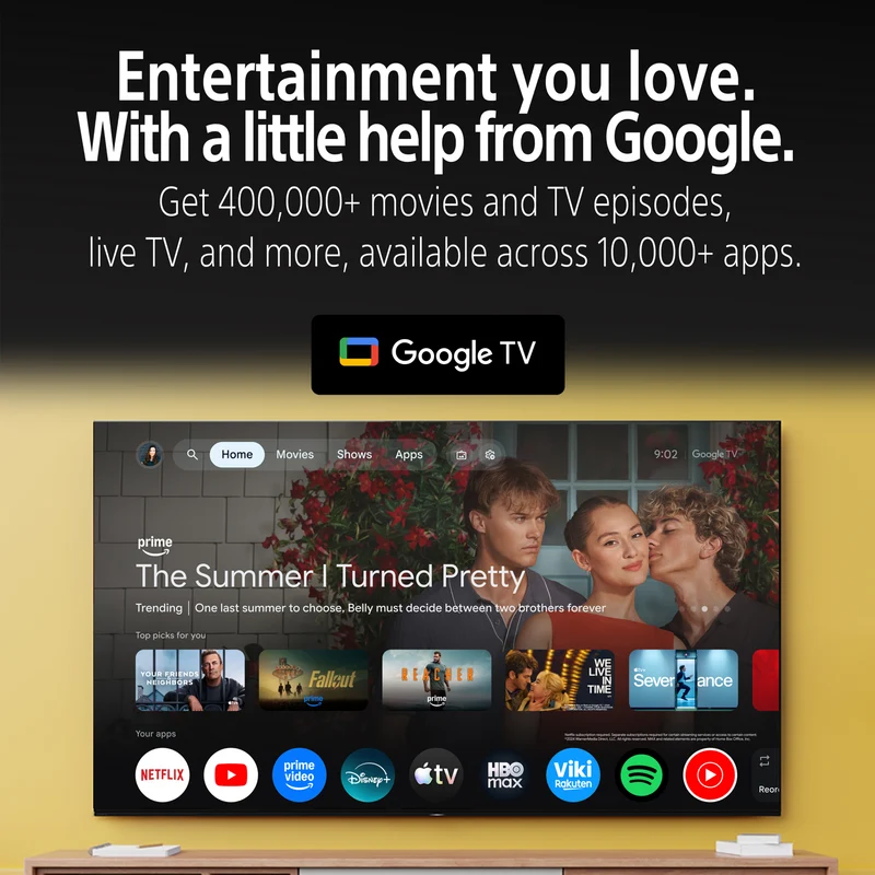 Sony 50" BRAVIA 3 II 4K HDR AI Google TV with Gemini 2026