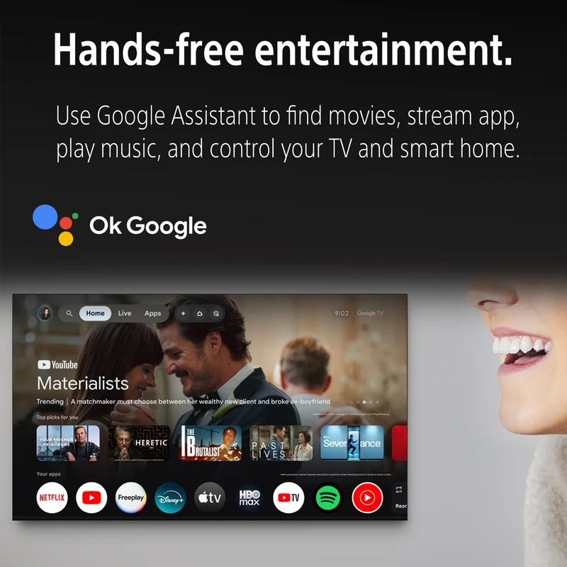 Sony 50" BRAVIA 3 II 4K HDR AI Google TV with Gemini 2026