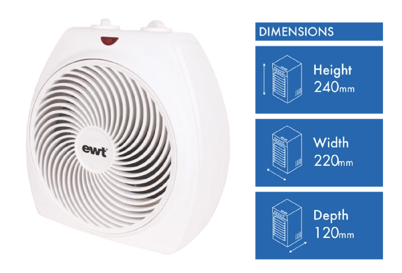 EWT 2kW Fan Heater
