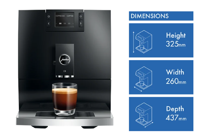 JURA C8 Piano Black (Inta)