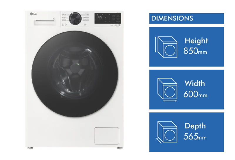 LG 9kg Series 3 AI Front Load Washer
