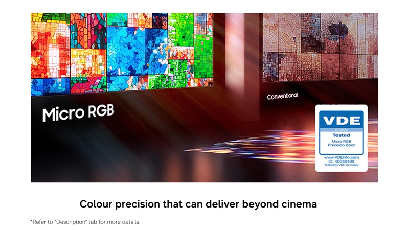 Samsung 75" MICRO RGB R95H 4K Smart AI TV 2026