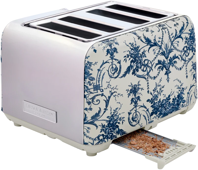Laura Ashley 4 Slice Toaster Midnight Tuileries