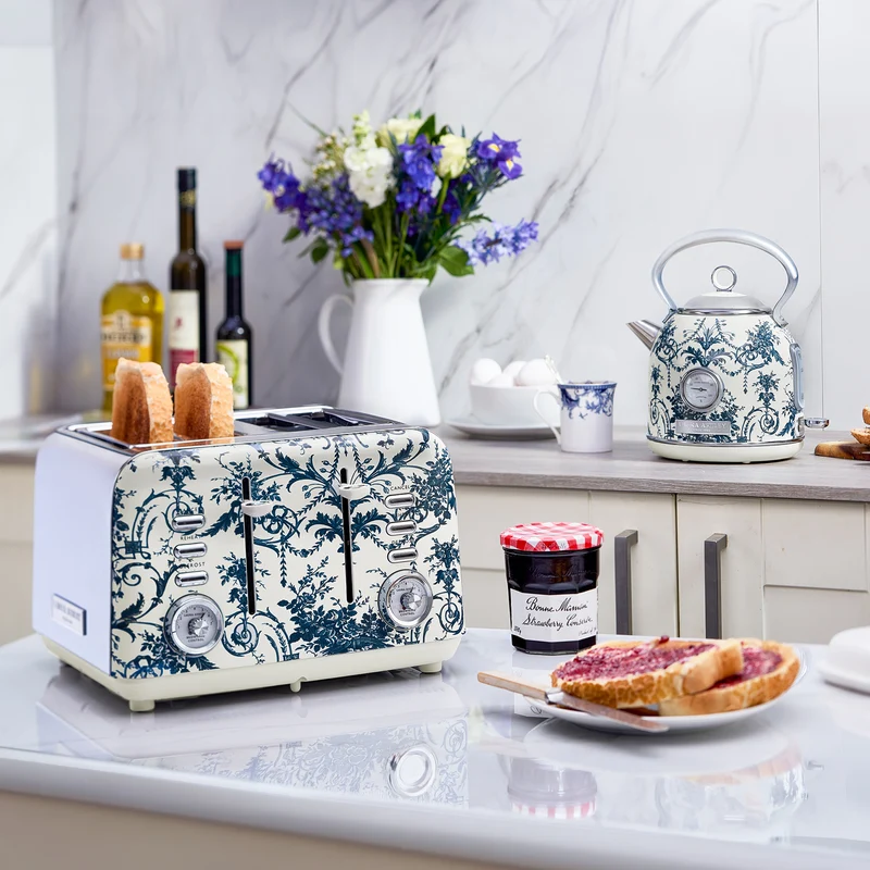 Laura Ashley 4 Slice Toaster Midnight Tuileries