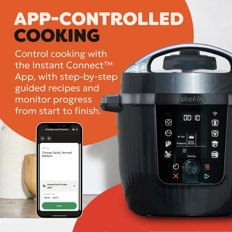 Instant 5.7 Litre Pro Max Black Multi Cooker