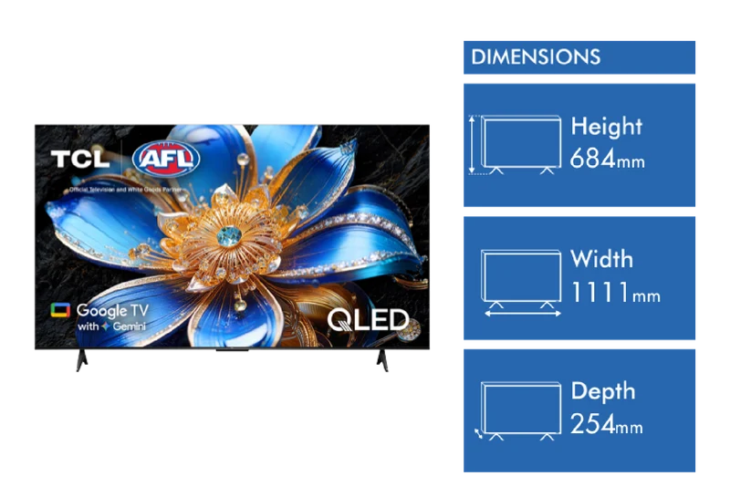 TCL 50" P7LS QLED Google TV with Gemini 2026