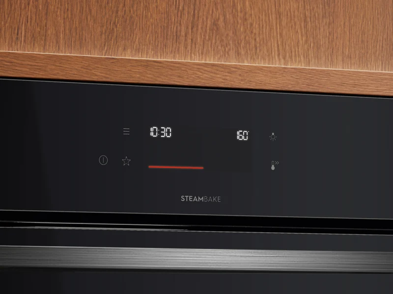 Electrolux 60cm Pyrolytic Oven with SteamBake, Black - 500 Series