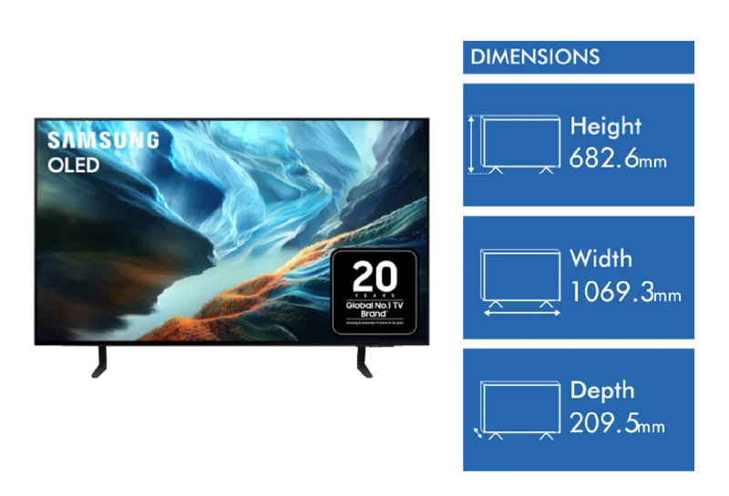 Samsung 48" OLED S90H 4K Smart AI TV 2026