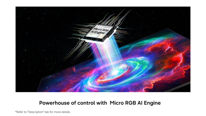 Samsung 55" MICRO RGB R85H 4K Smart AI TV 2026