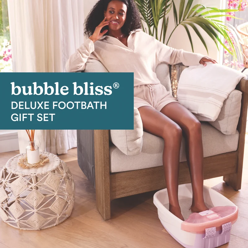 Homedics Bubble Bliss Deluxe Foot Spa Gift Set