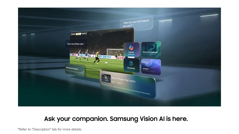 Samsung 77" OLED S95H 4K Smart AI TV 2026
