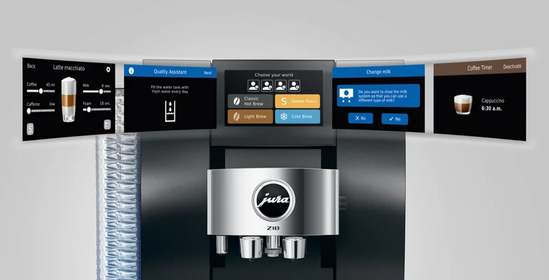 JURA Z10 Aluminium Black Automatic Coffee Machine