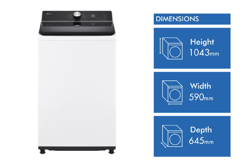 LG 8kg Series 3 AI Top Load Washer