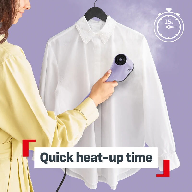 Tefal Pure Pop Garment Steamer Lavender
