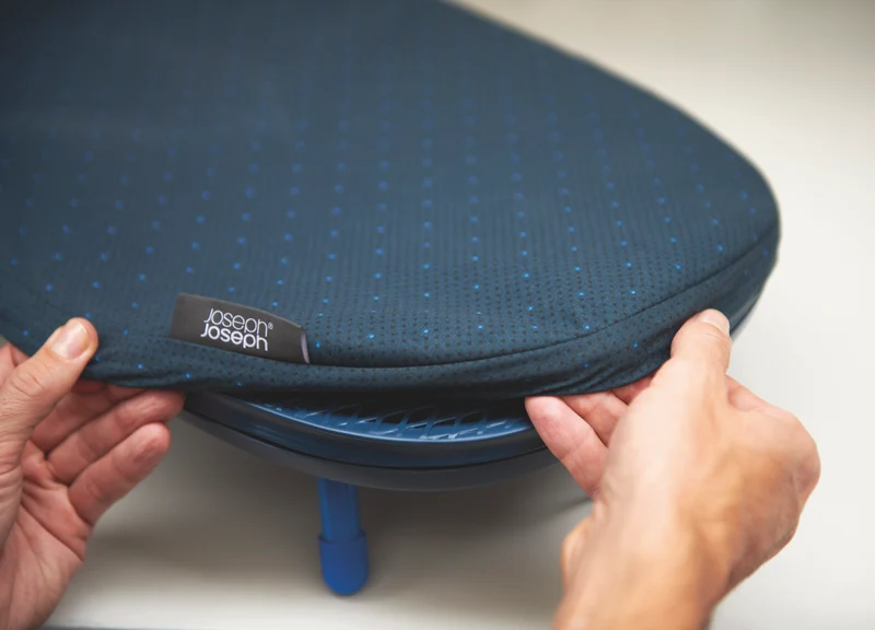Joseph Joseph Pocket Plus Folding Ironing Board with Advanced Cover Blue
