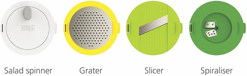 Joseph Joseph Multi-Prep 4-Piece Salad Preparation Set - Multicolour