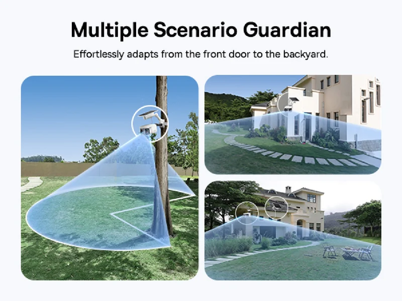 Baseus X1 Pro 3K Dual Lens Solar-Powered Security Camera