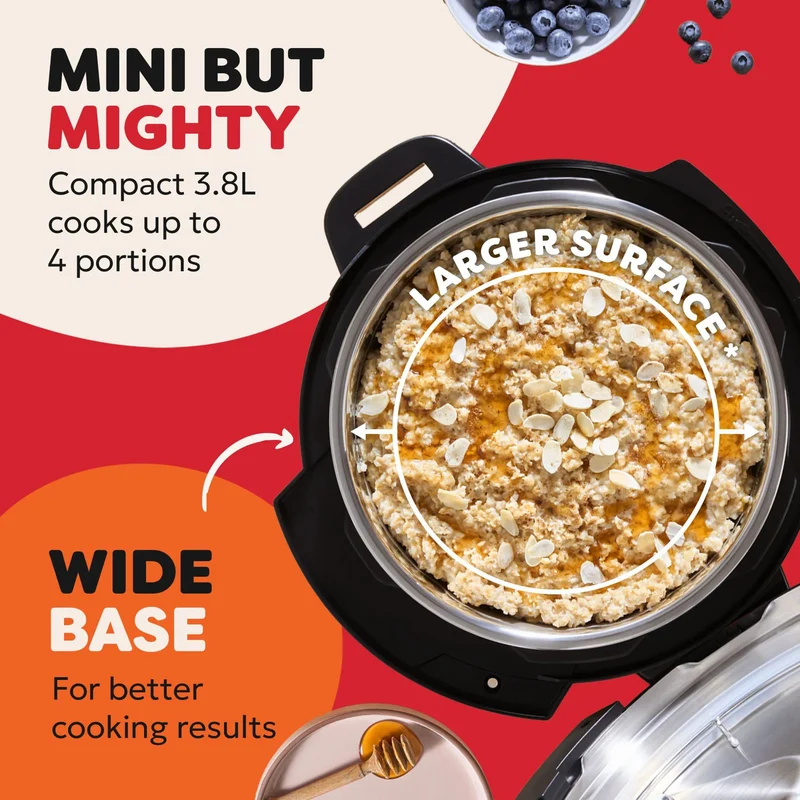 Instant 3.8 Litre Rio Mini Black Multi Cooker