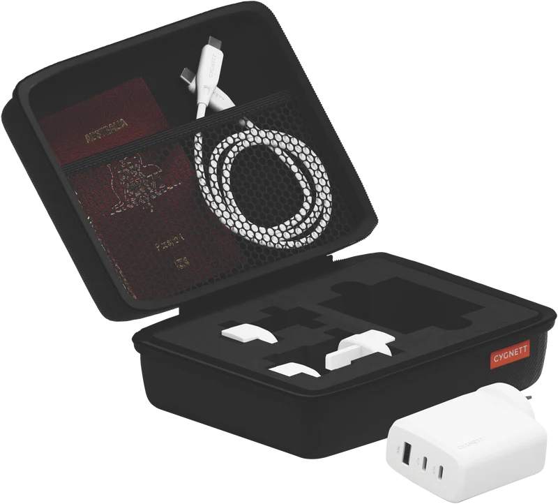 Cygnett Voyager 67w Multiport GaN Travel Wall Charger