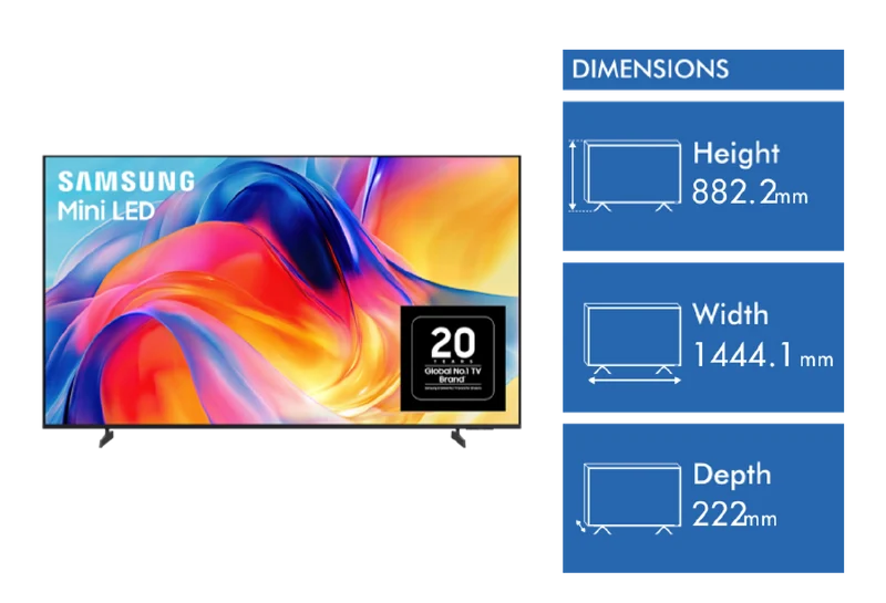 Samsung 65" M70H Mini LED 4K Smart TV 2026
