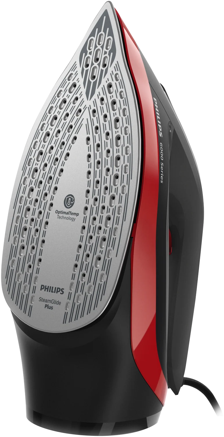 Philips OptimalTEMP 6000 Series Steam Iron Red / Black