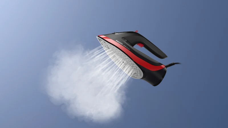 Philips OptimalTEMP 6000 Series Steam Iron Red / Black