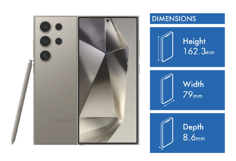Samsung Galaxy S24 Ultra 256GB Titanium Grey