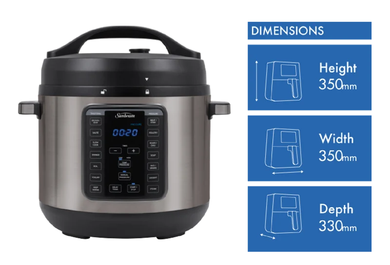 Sunbeam 7.6 Litre Express Pressure Multi Cooker XL