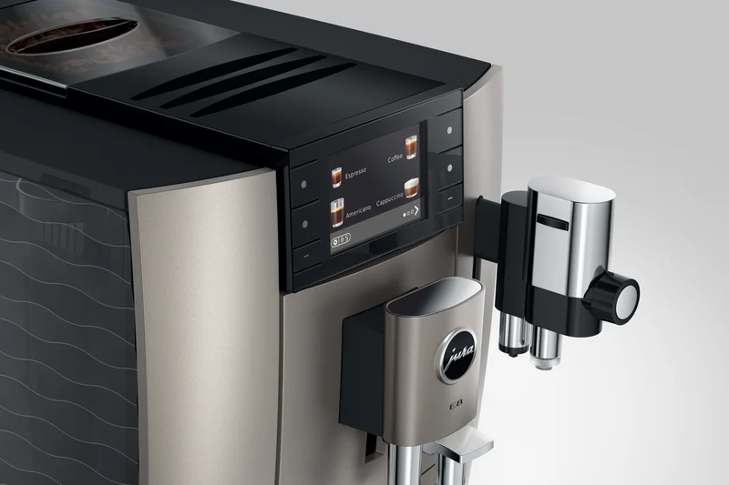 JURA E8 Midnight Silver Automatic Coffee Machine