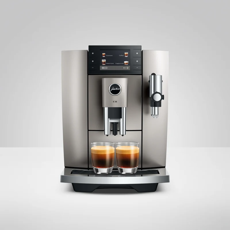 JURA E8 Midnight Silver Automatic Coffee Machine