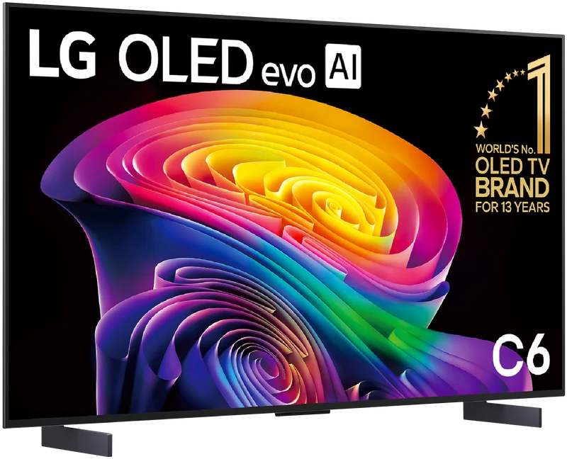 LG 42" OLED EVO AI C6 4K Smart TV 2026