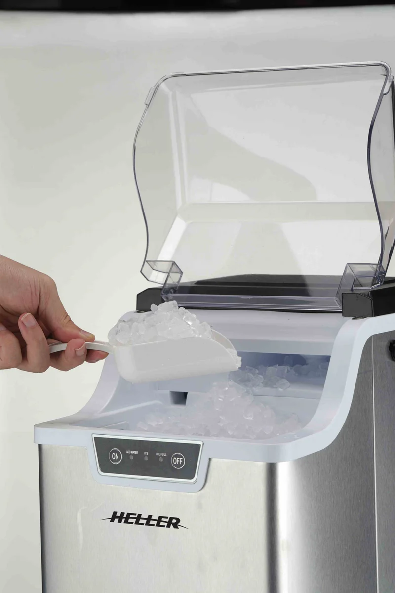 Heller 12kg Nugget Ice Maker Silver