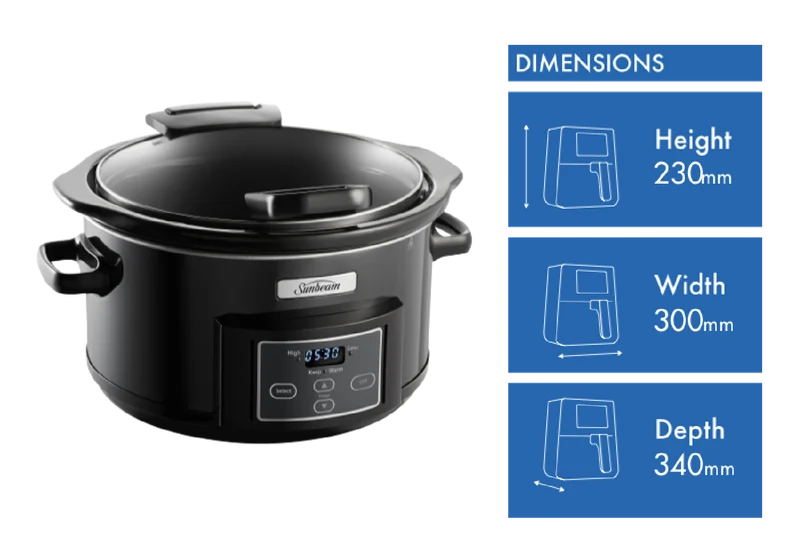 Sunbeam 4.7 Litre Lift And Serve Slow Cooker