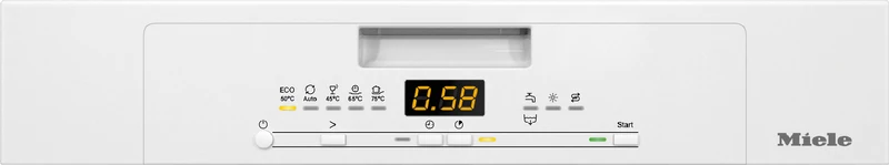 Miele 60cm Freestanding Dishwasher with QuickPowerWash Brilliant White