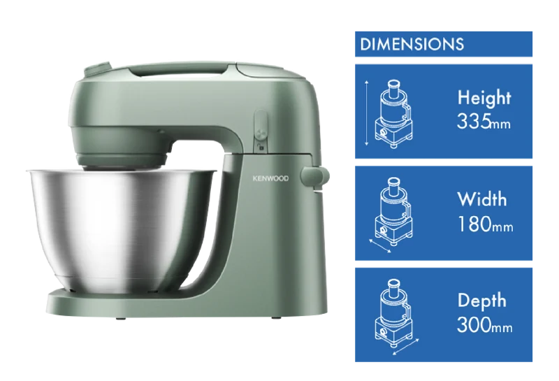 Kenwood Go Stand Mixer Eucalyptus Green