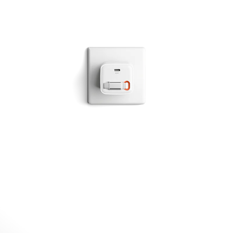 Cygnett Powerplus 65W Wall Charger with 80cm Retractable USB-C Cable