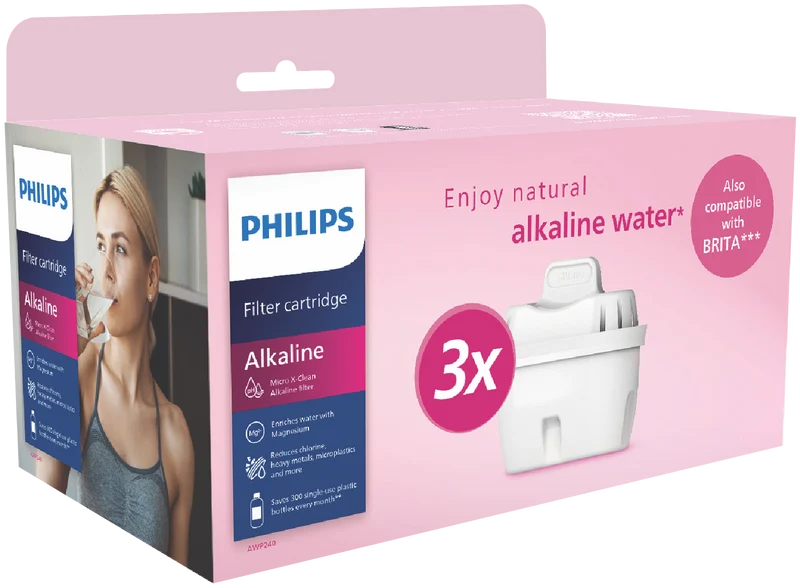 Philips Micro X-Clean Alkaline Filters 3 Pack