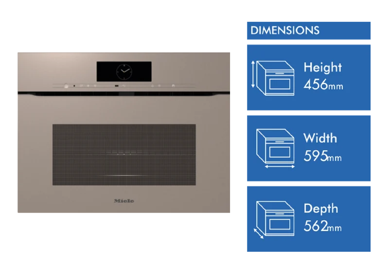 Miele Artline HandlelessSpeed Oven, Pearl Beige