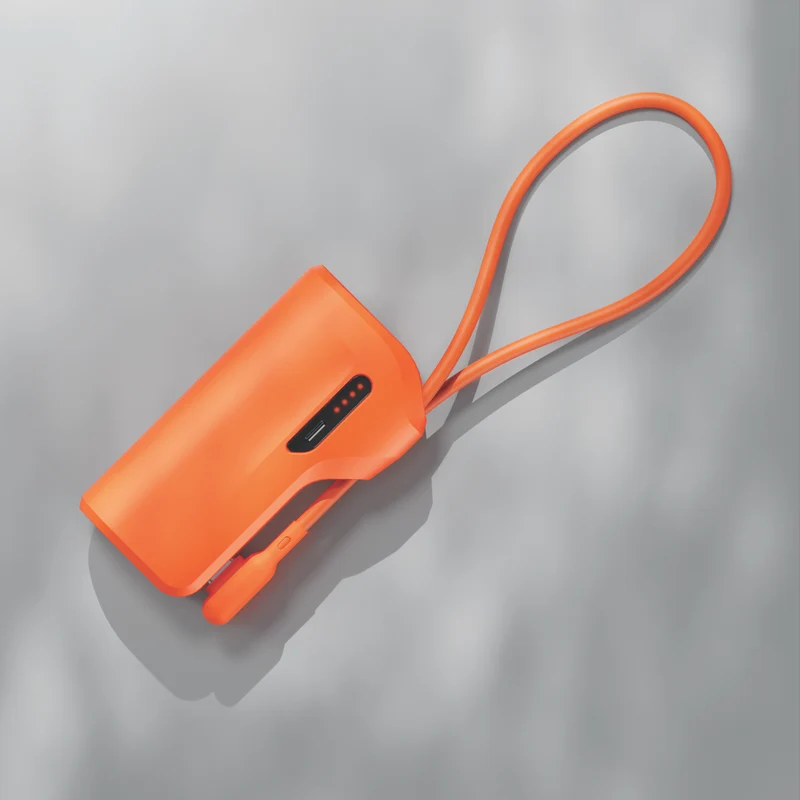 Cygnett Thumboost 5K Power Bank with USB-C Cable - Active Sunshine
